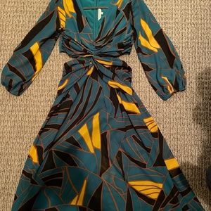 Cut out flowy dress from anthropologie